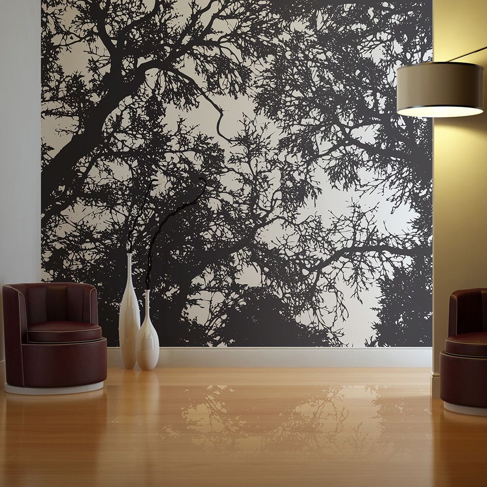 marque generique - 400x309 Papier peint Arbres et Forêt Paysages Moderne Bleak forest - Papier peint