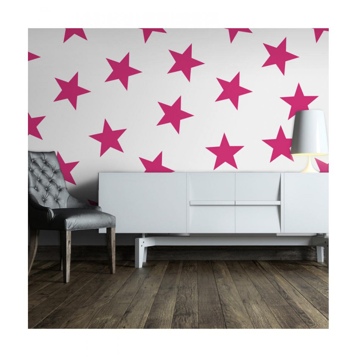 Artgeist - Papier peint - Pink Star 200x140 - Papier peint