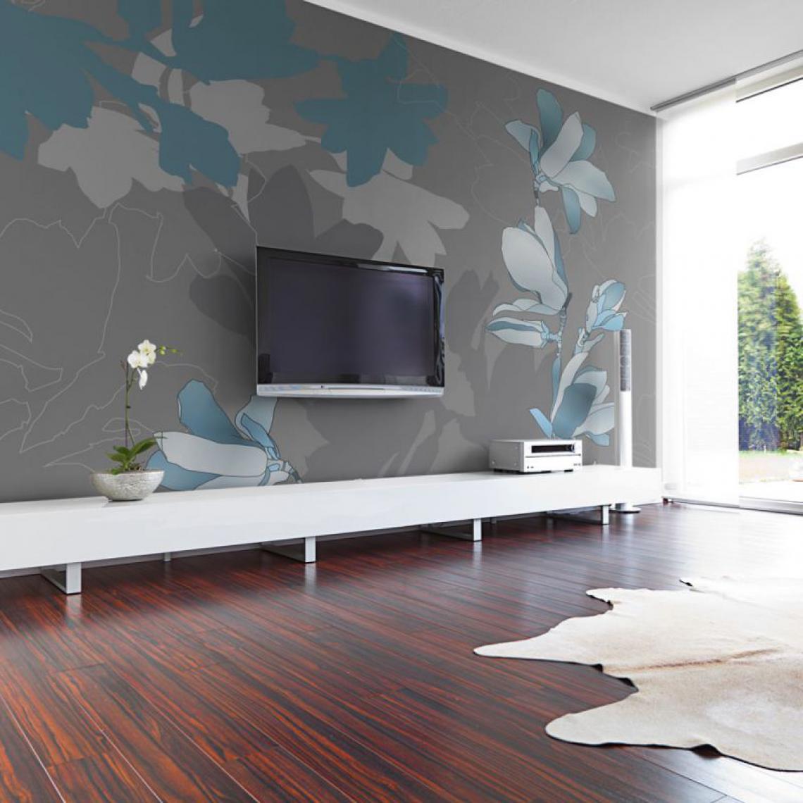 Artgeist - Papier peint - Magnolias bleus .Taille : 400x309 - Papier peint
