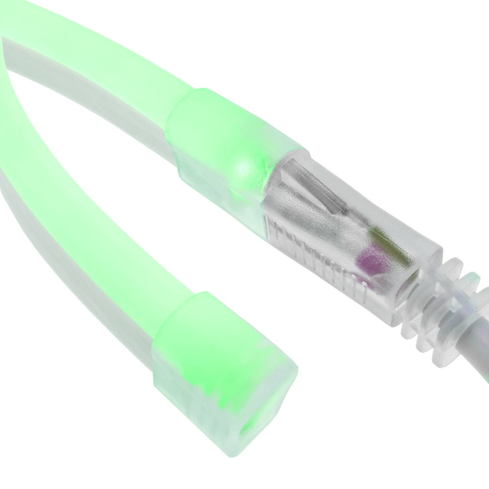 Primematik - Bande lumière flexible LED Néon Flex LNF 16x8mm 220VAC 50m vert - Tubes et néons