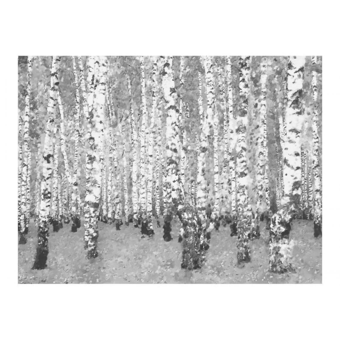 Artgeist - Papier peint - Birch seclusion .Taille : 300x231 - Papier peint