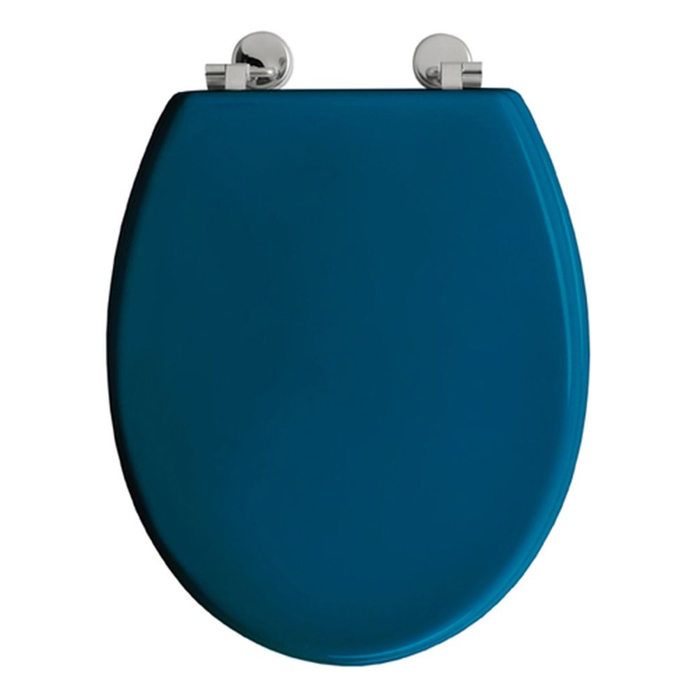 Allibert - Abattant WC Boliva - Bois - Bleu Canard - Abattant WC
