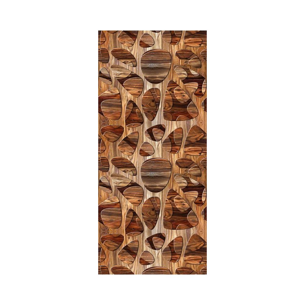 Bebe Gavroche - Wooden ornament, Papier peint intissé, 0,53m x 10,05m - Papier peint