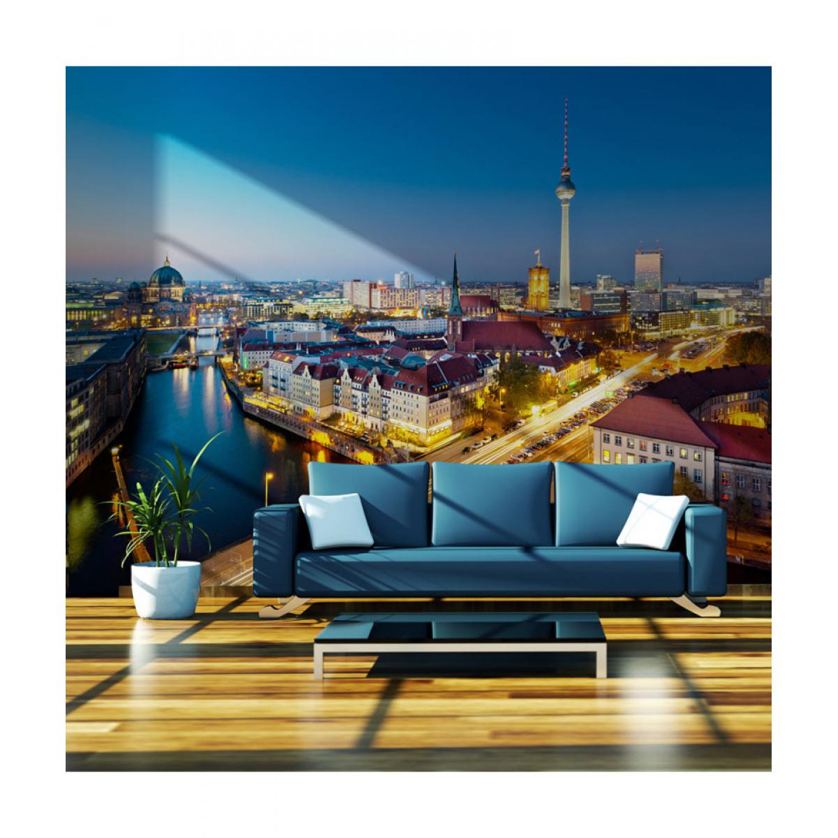 Artgeist - Papier peint - Berlin view from Fischerinsel (night) 300x231 - Papier peint