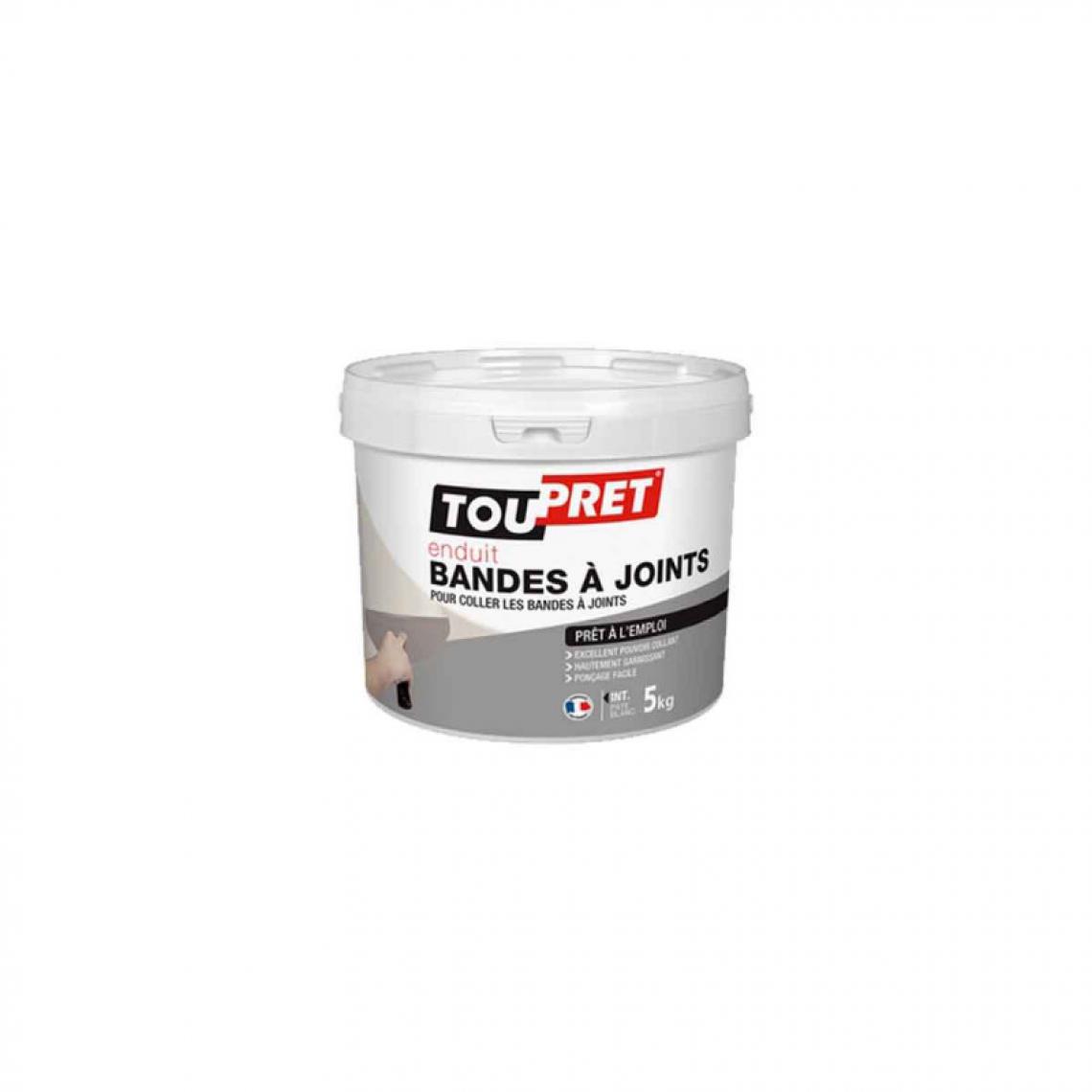 Toupret - Enduit bande à joint et lissage TOUPRET 5Kg - SABJP05 - Mastic, silicone, joint