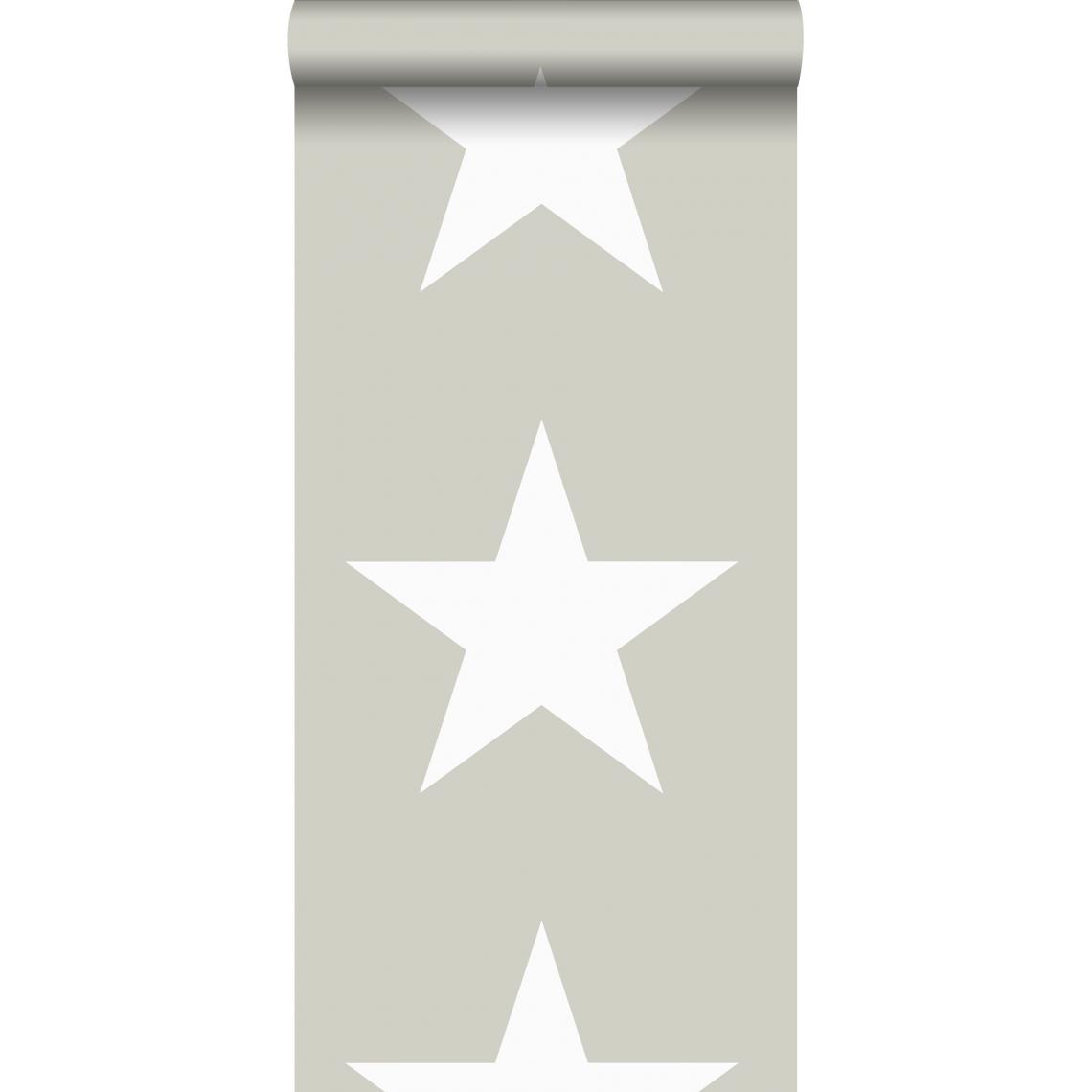 ESTAhome - ESTAhome papier peint étoiles cervine - 138947 - 0.53 x 10.05 m - Papier peint