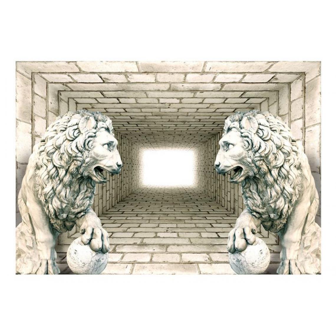 Artgeist - Papier peint - Chamber of lions .Taille : 350x245 - Papier peint