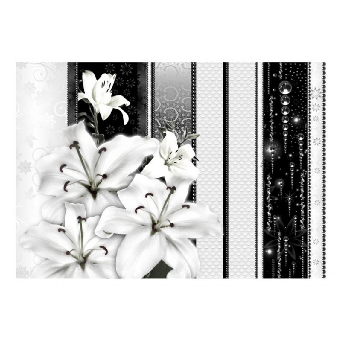 Artgeist - Papier peint - Crying lilies in white .Taille : 350x245 - Papier peint