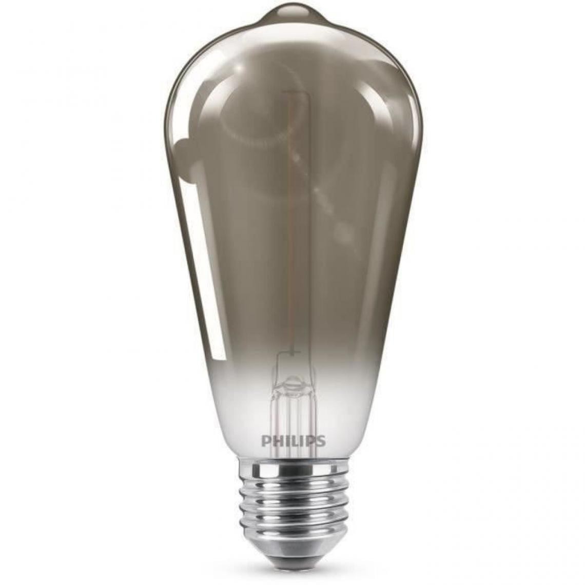 Philips - Ampoule LED PHILIPS Non dimmable - Verre smocky - E27 - 11W - Blanc Chaud - Ampoules LED