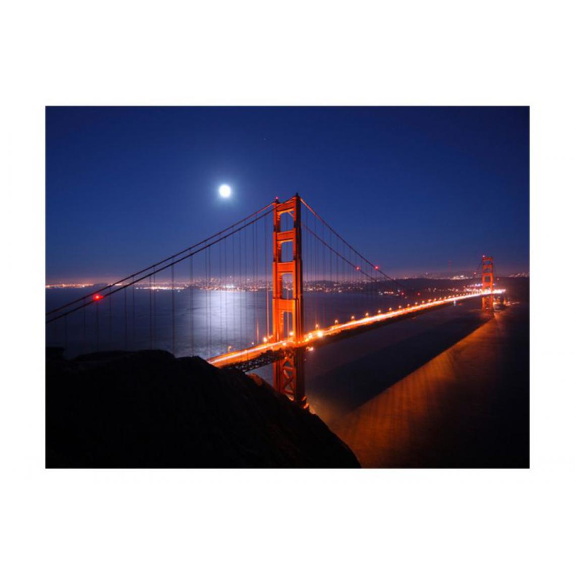 Artgeist - Papier peint - Golden Gate Bridge de nuit .Taille : 300x231 - Papier peint