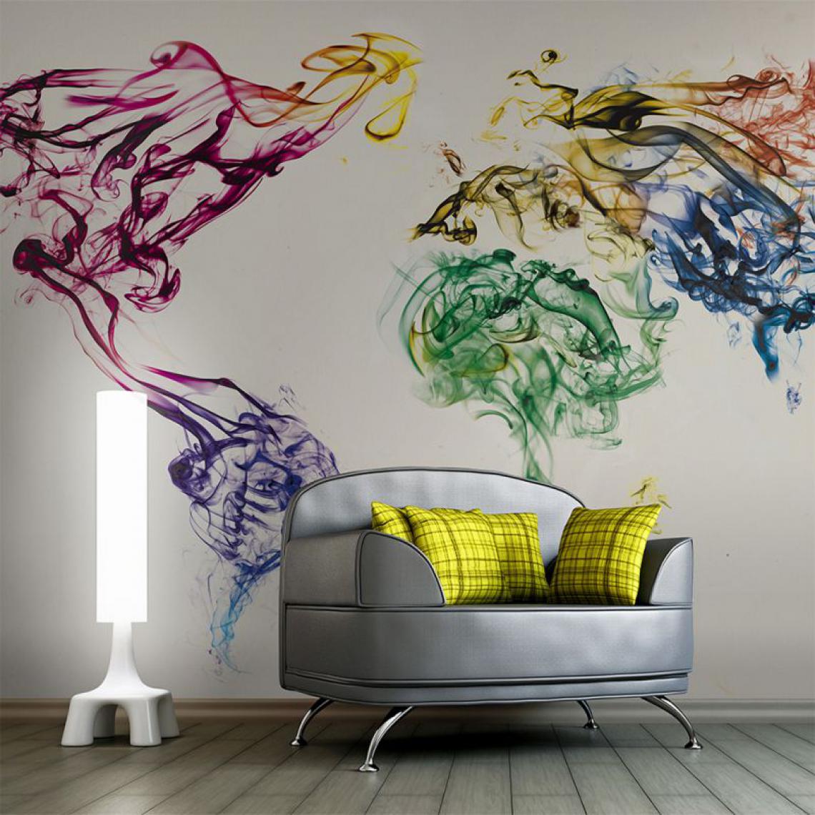 Artgeist - Papier peint - Dancing smoke trails .Taille : 450x270 - Papier peint