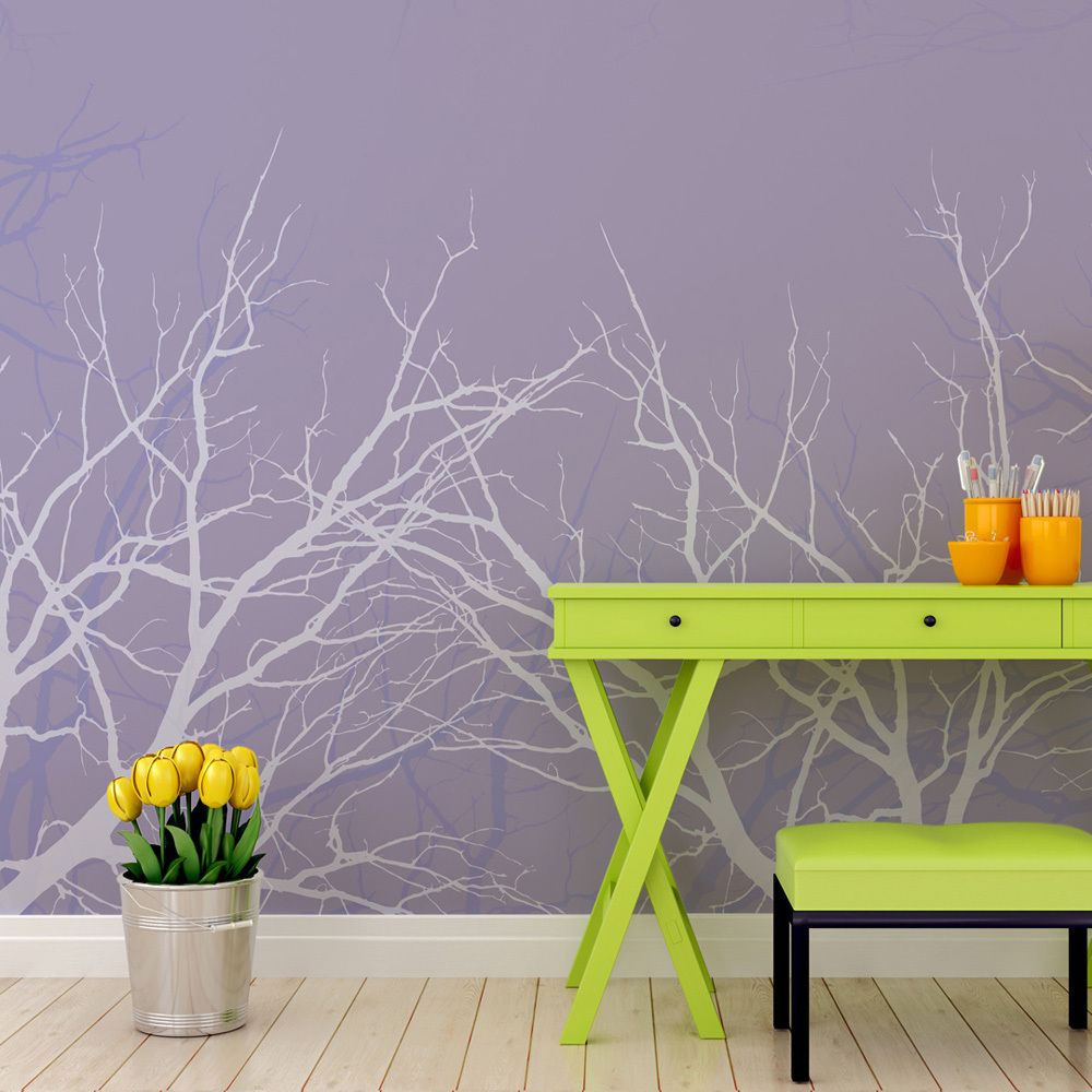 Bimago - Papier peint | Iced branches | 400x309 | Paysages | Arbres et Forêt | - Papier peint