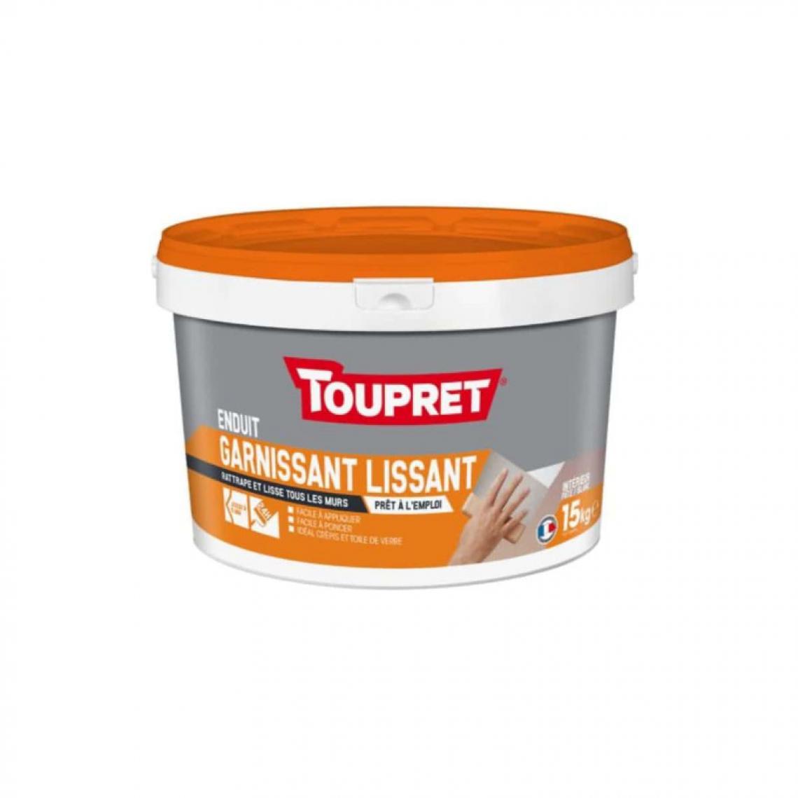 Toupret - Garnissant Lissant 2 en 1 TOUPRET Pate 15Kg - BCGARP15 - Mastic, silicone, joint