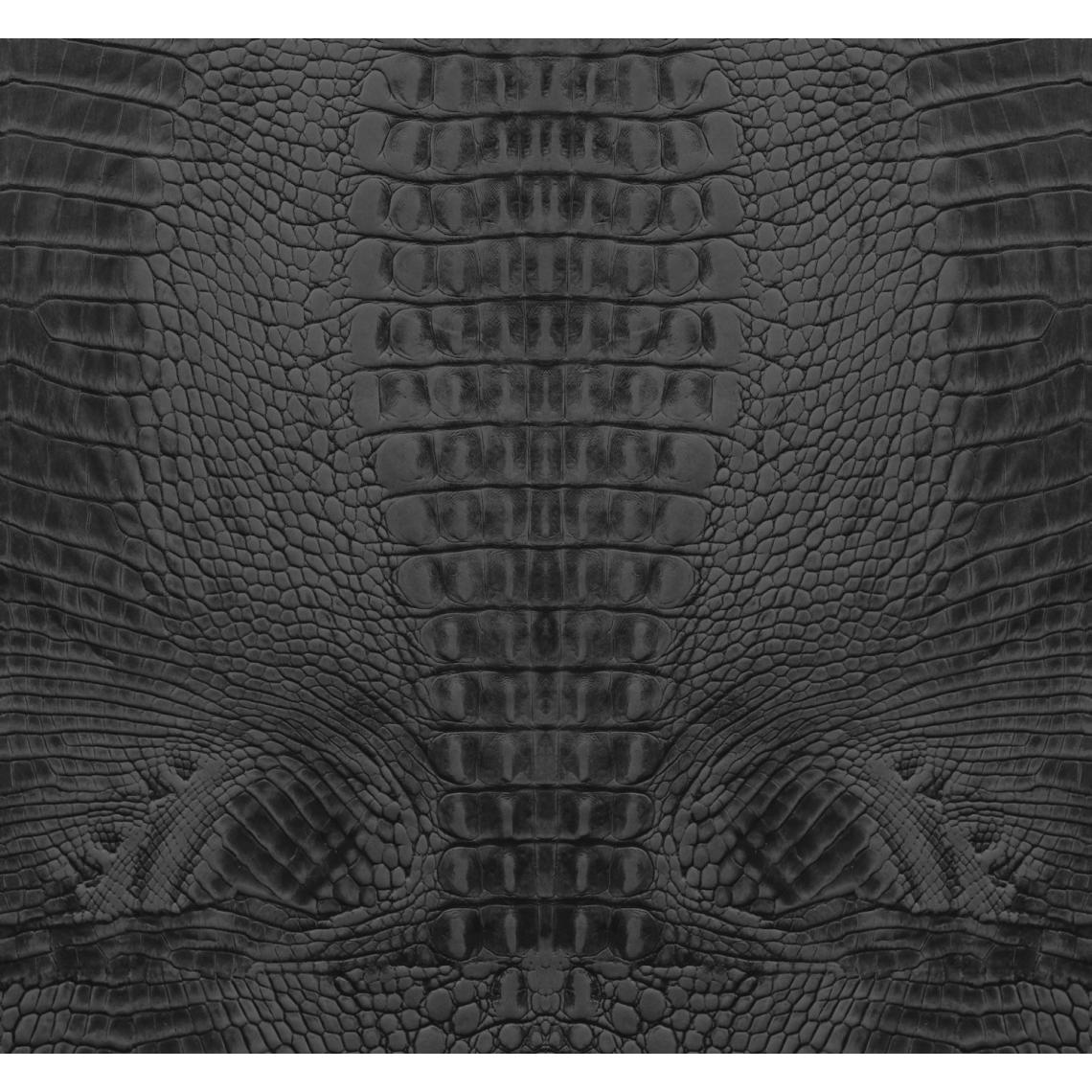 Origin - Origin papier peint panoramique peau de crocodile noir - 357247 - 3 x 2.79 m - Papier peint