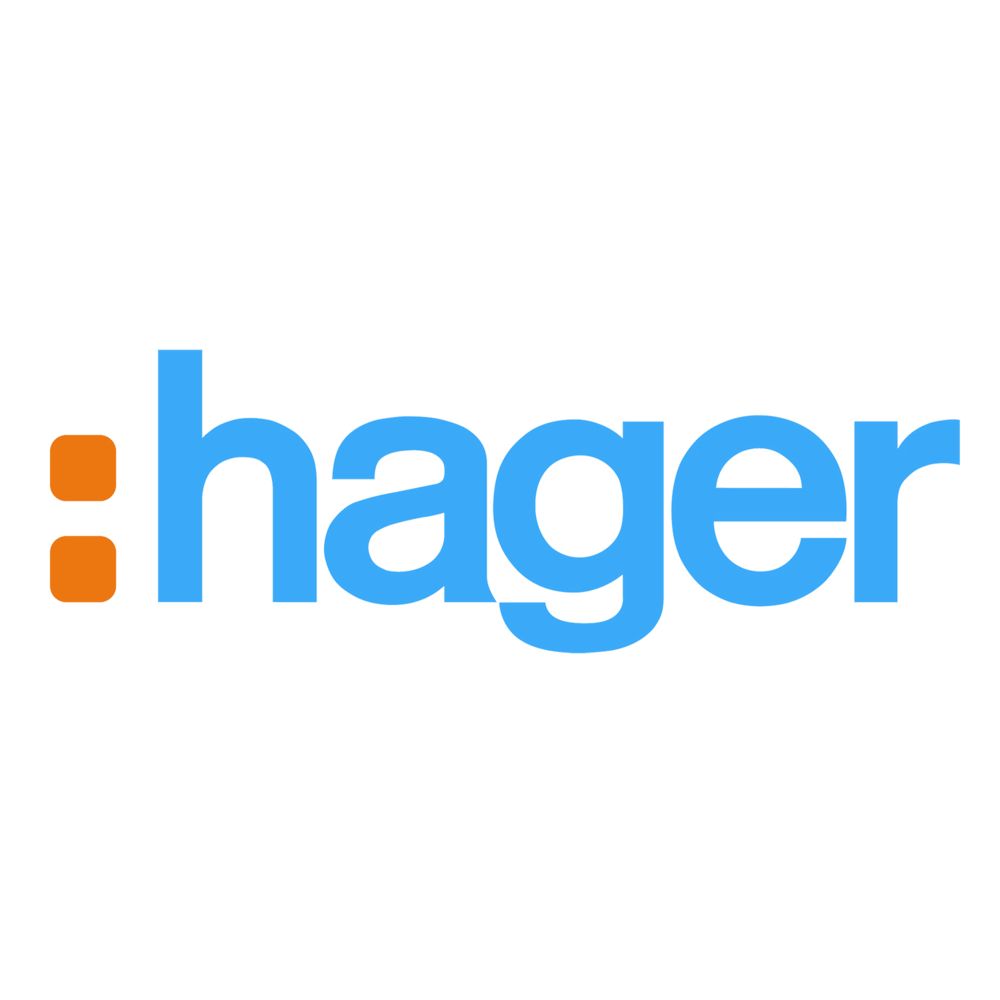Hager - support 2 postes verticaux hager cubyko composable blanc - Interrupteurs et prises étanches