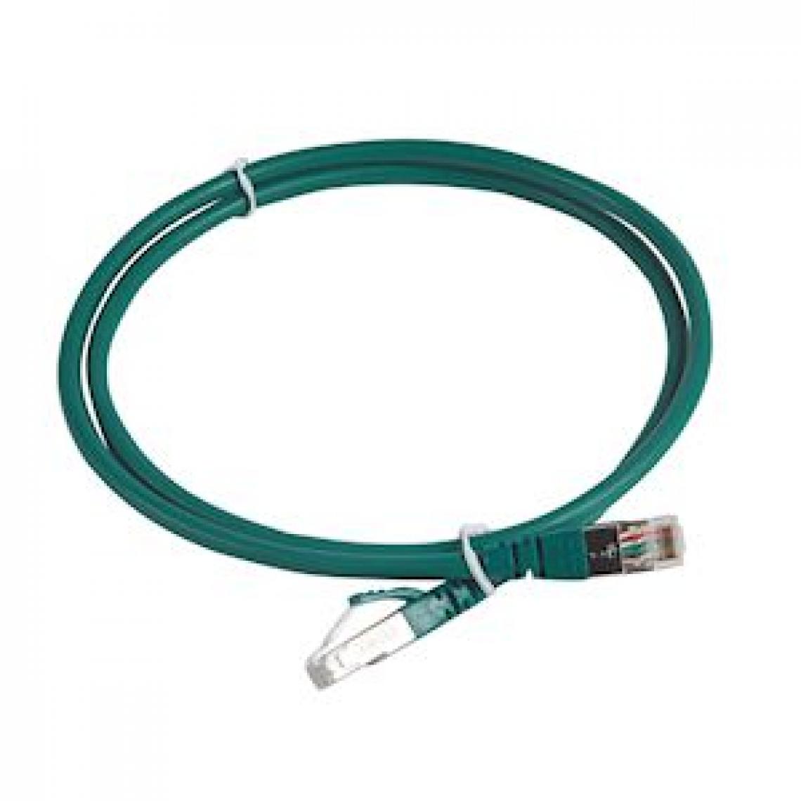 Legrand - cordon de brassage rj45 - c6a - s/ftp - vert - 1 mètre - legrand 051866 - Fils et câbles électriques