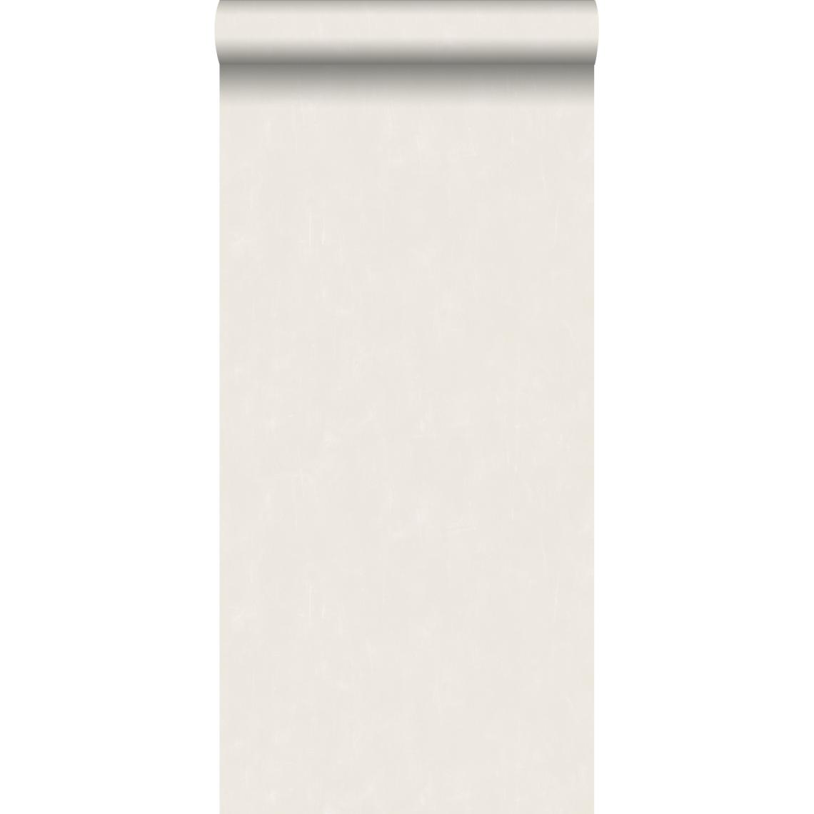 ESTAhome - ESTAhome papier peint uni à effet pictural beige crème - 136404 - 53 cm x 10,05 m - Papier peint