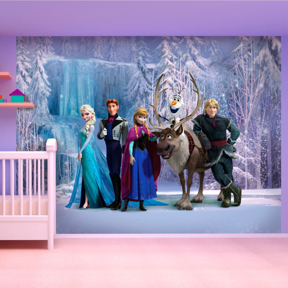 Bebe Gavroche - Papier peint XXL La Reine des Neiges Disney Frozen 360X255 CM - Papier peint