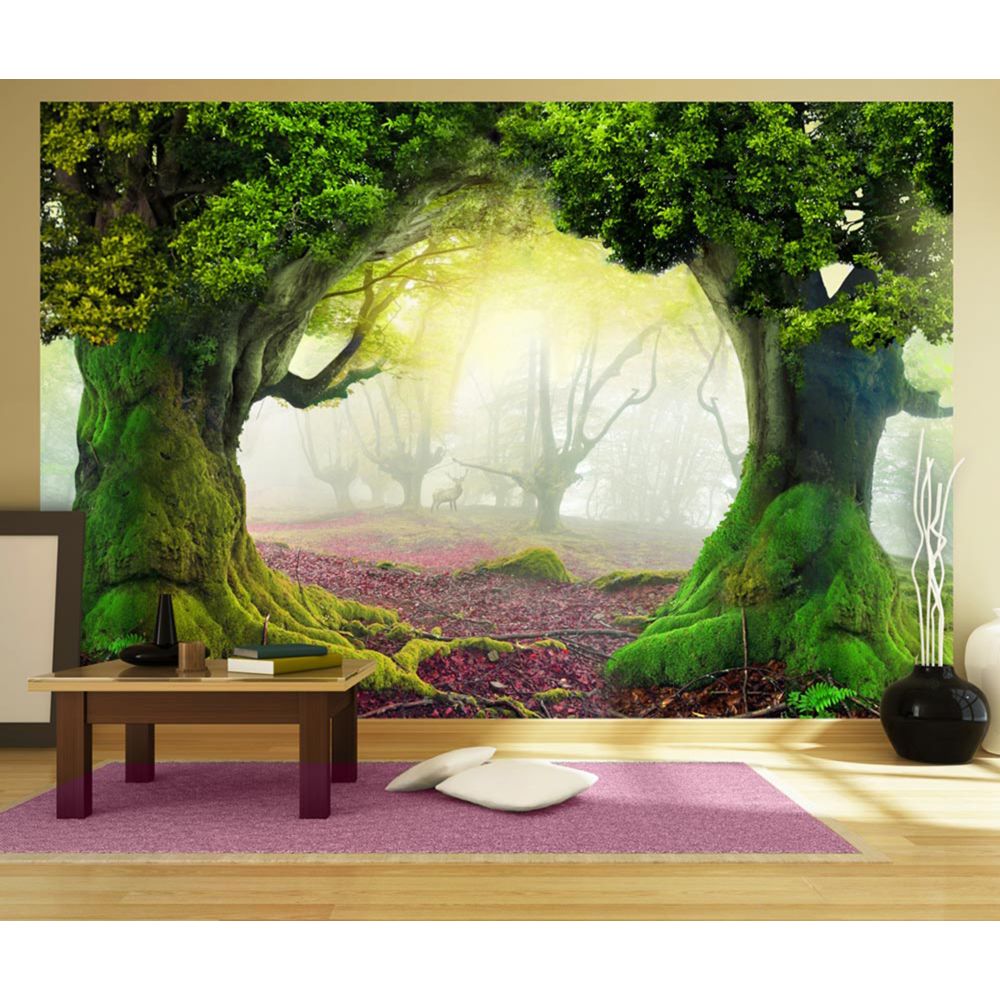 Pegane - Papier peint - Enchanted forest - 150 x 105 cm - Papier peint