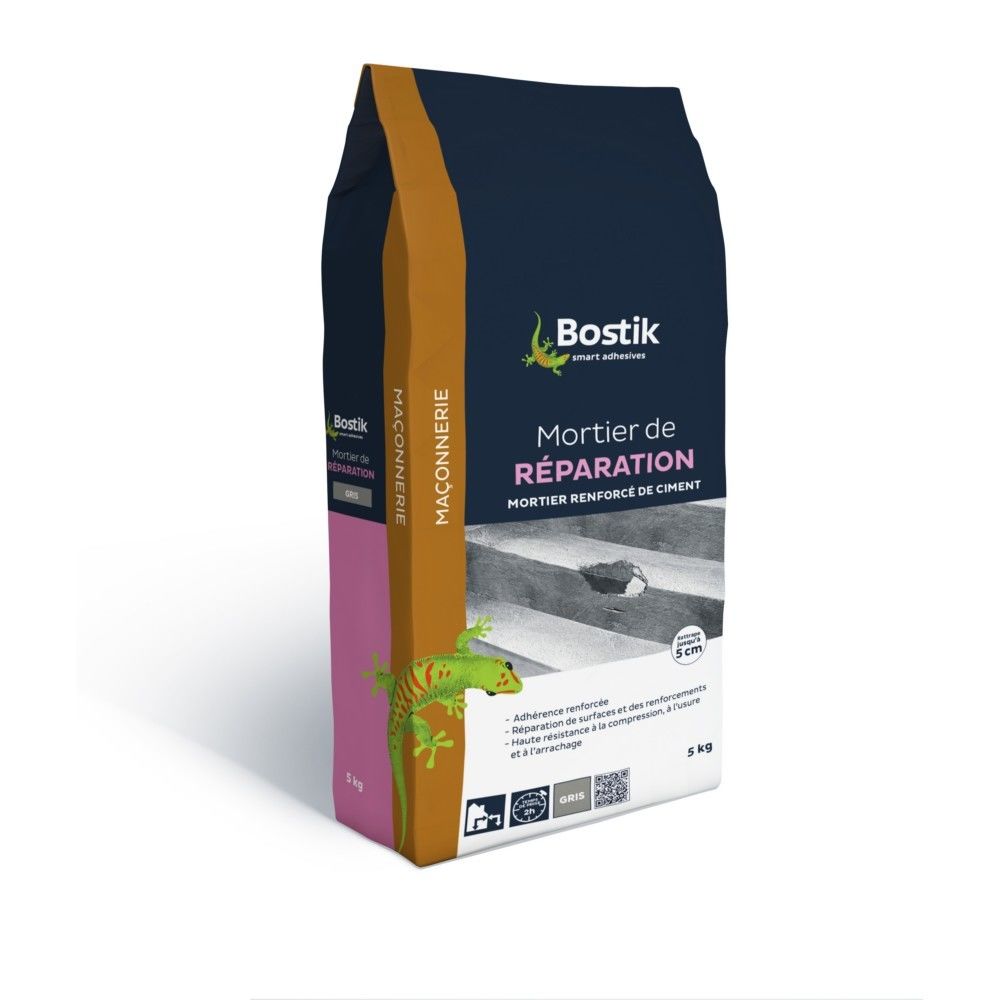 Bostik - Mortier de réparation Bostik 5 kg - Enduit