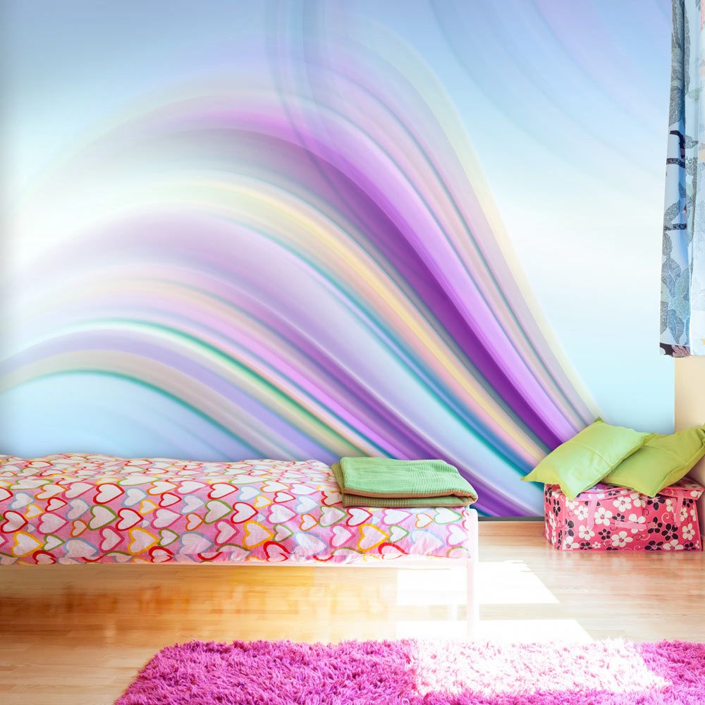 Bimago - Papier peint - Rainbow abstract background - Décoration, image, art | Abstractions | Moderne | - Papier peint