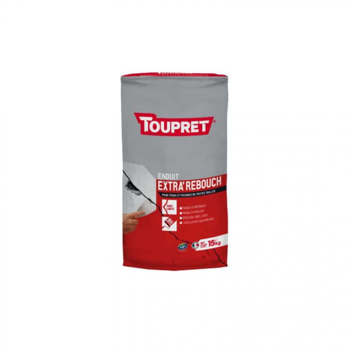 Toupret - Extra Rebouch TOUPRET en Poudre 15Kg - BCREB15 - Mastic, silicone, joint