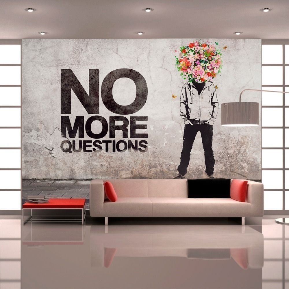 Artgeist - Papier peint - No more questions 100x70 - Papier peint