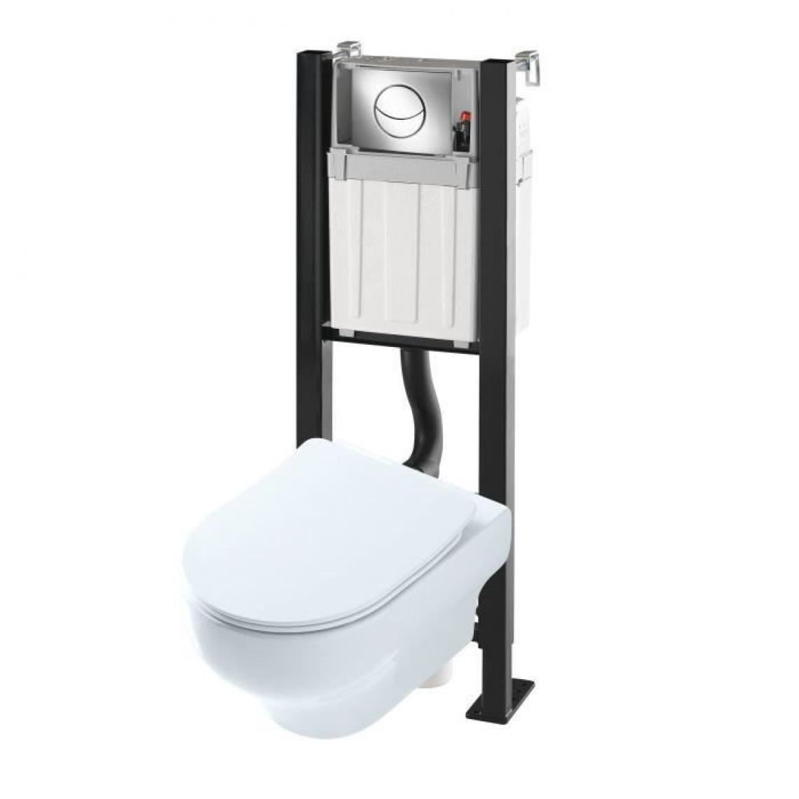 Wirquin - WIRQUIN WC suspendu Harmony avec cuvette - Sans bride - WC chimiques