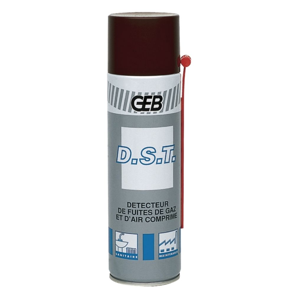 Geb - détecteur de fuites de gaz et air comprimé dst - aérosol 210 ml - geb - Mastic, silicone, joint