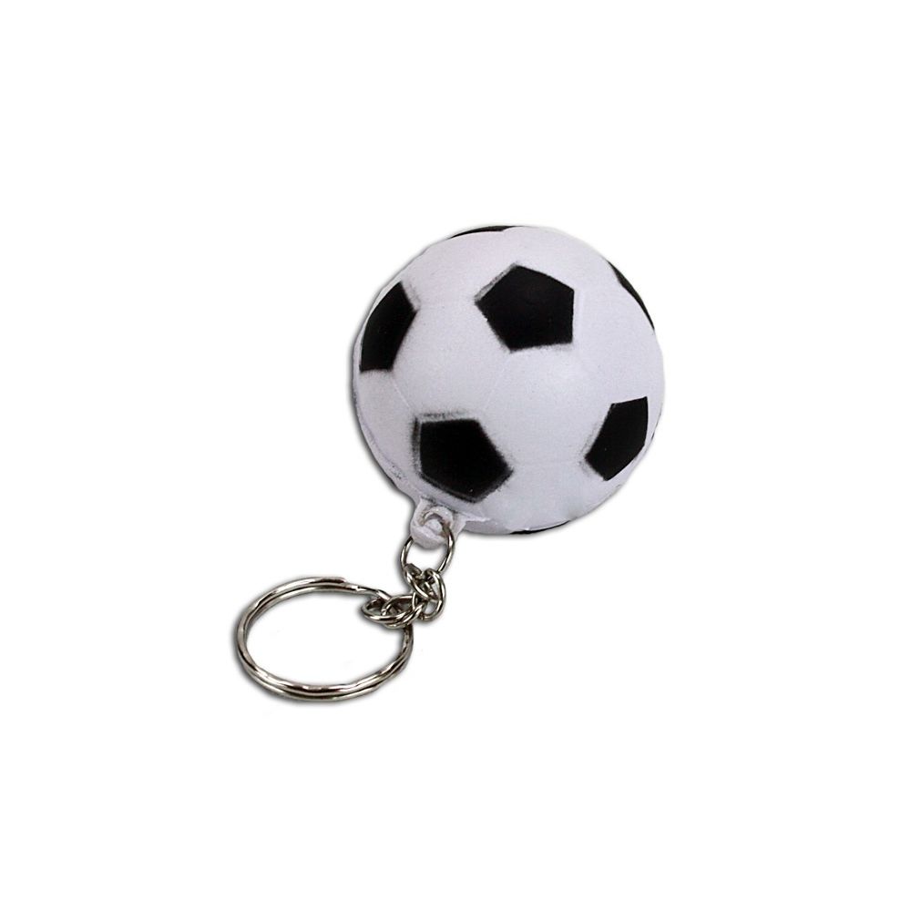 Coolminiprix - Lot de 3 - Porte-clés ballon de football blanc/noir - Qualité COOLMINIPRIX - Objets déco
