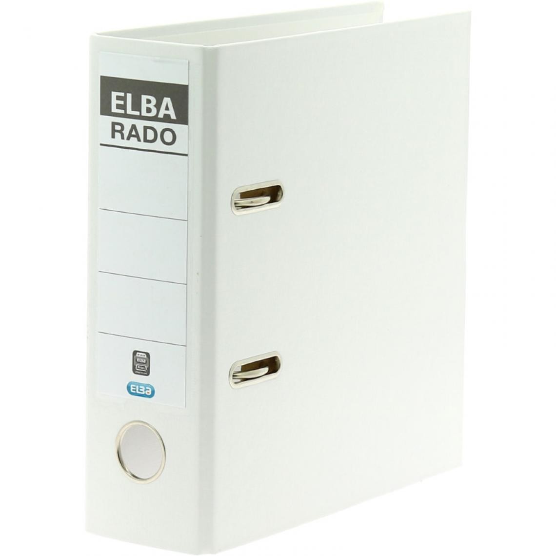 Elba - ELBA classeur rado plast, format A5 haut, dos: 75 mm, blanc () - Accessoires Bureau