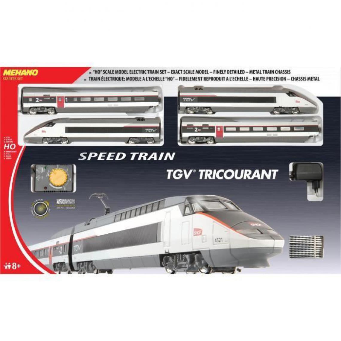 Mehano - MEHANO Coffret circuit de Train electrique TGV Tricourant - Circuits