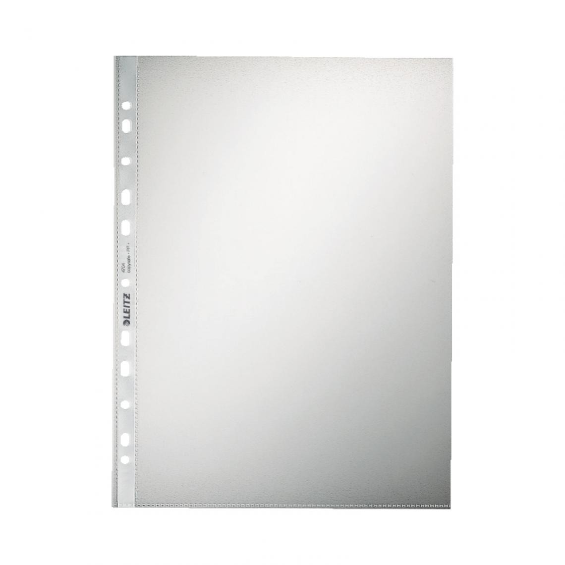 Leitz - LEITZ pochette perforée, format A4, PP, grainé, 0,10 mm () - Accessoires Bureau