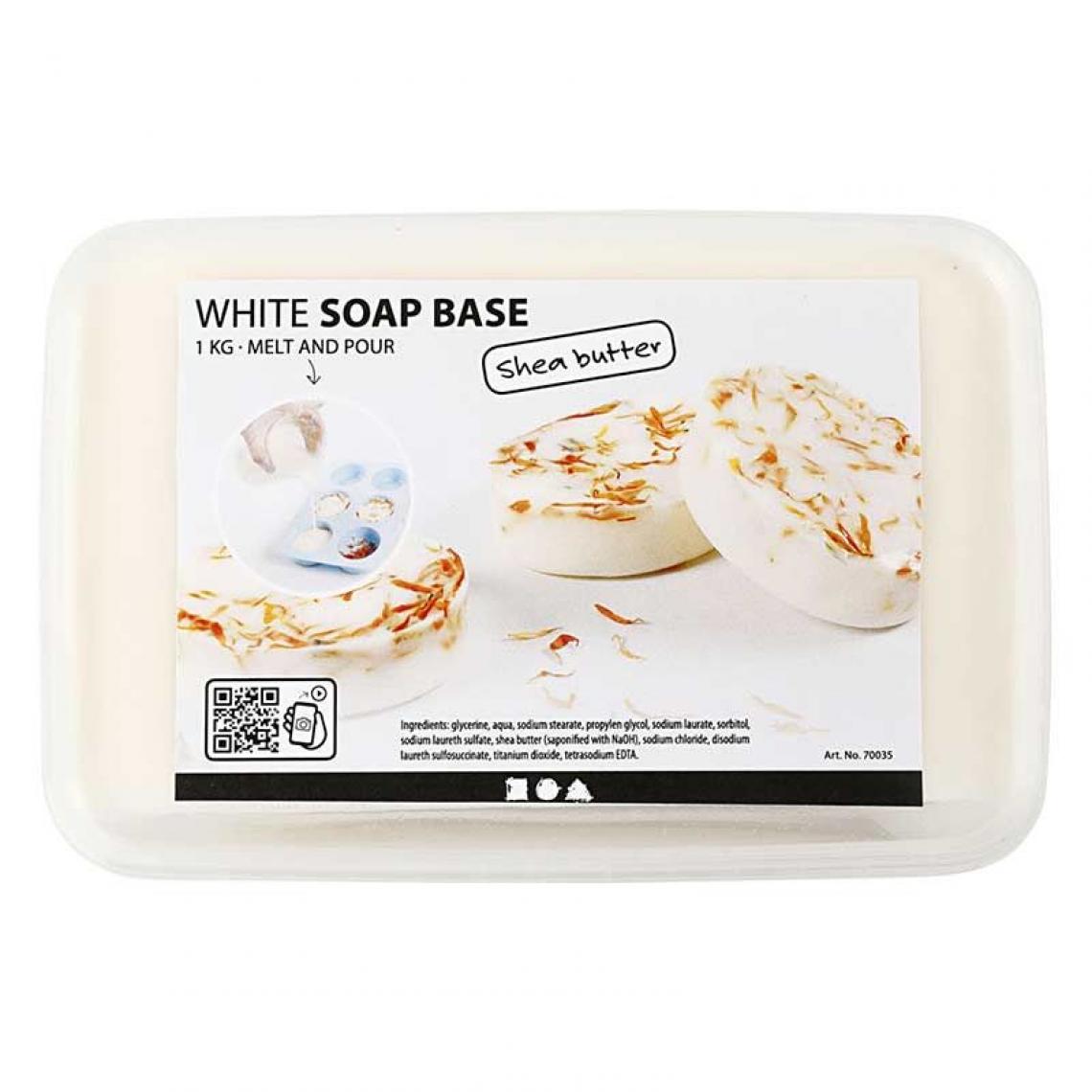 Creotime - Base de savon au beurre de karité 1 kg - Dessin et peinture