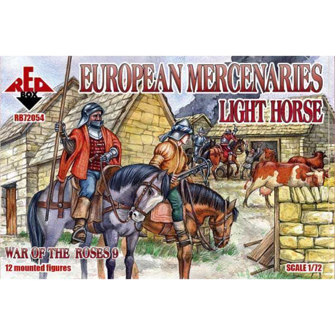 Red Box - European mercenaries (light horse) War o - 1:72e - Red Box - Voitures RC