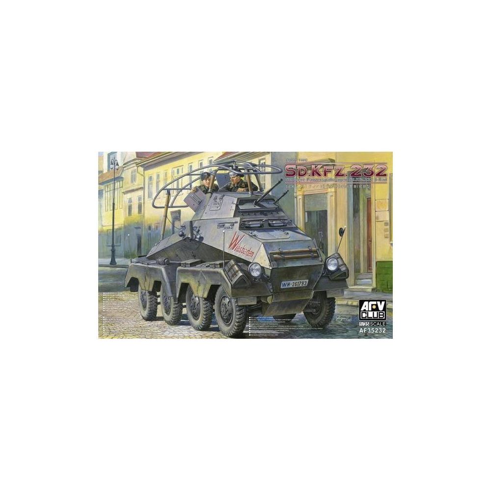 Afv Club - Maquette Véhicule Sd.kfz.232 8-rad (early Type ) - Chars