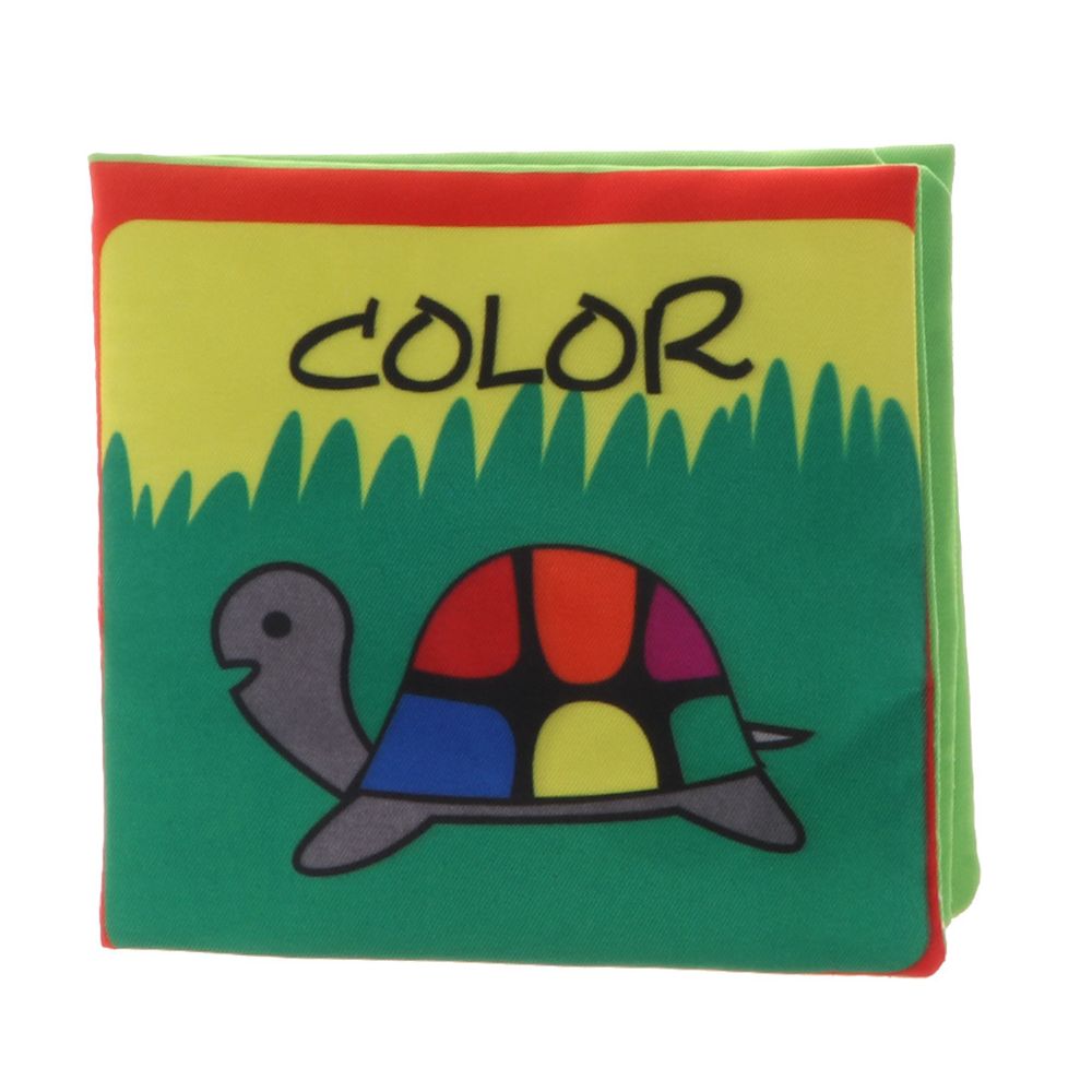 marque generique - Livre de développement pour bébé en forme de couleur de 4 pages avec Cognize Toys Tortoise - Jeux éducatifs