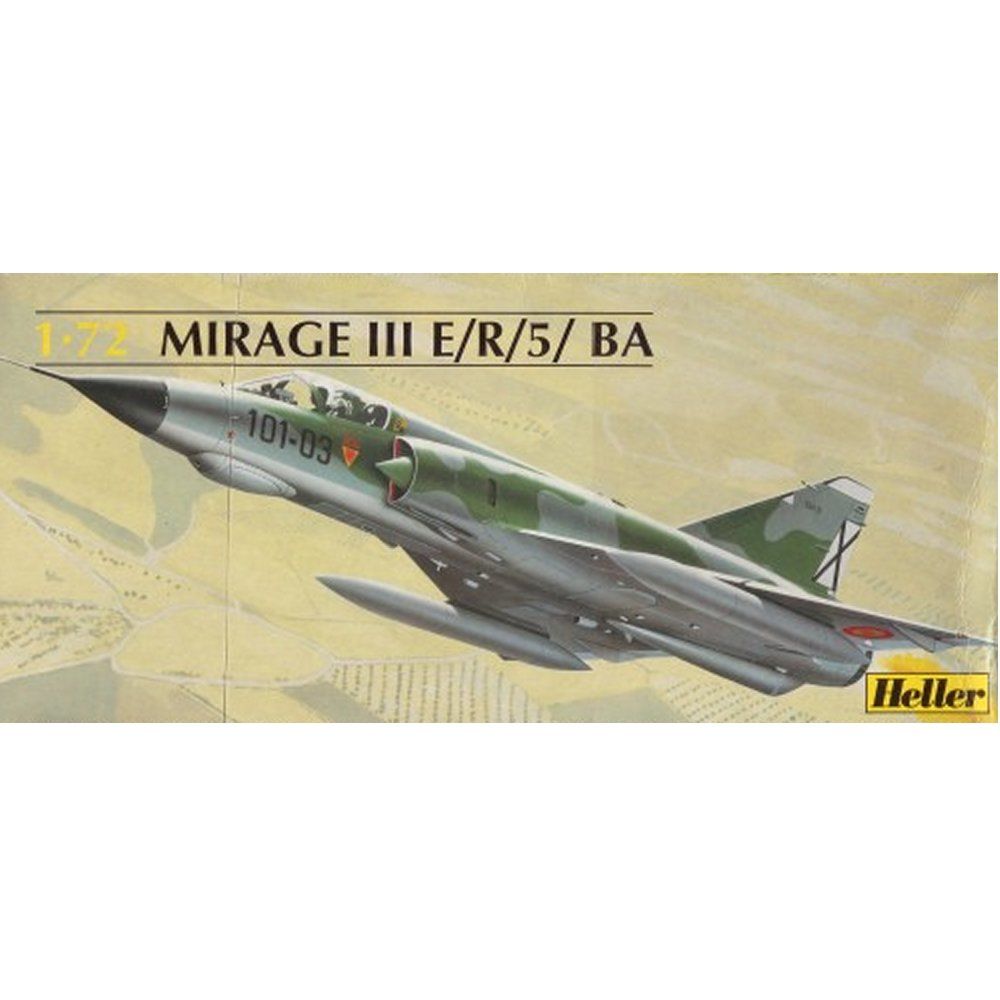 Heller - Maquette avion : Mirage III E /R / 5 BA - Avions