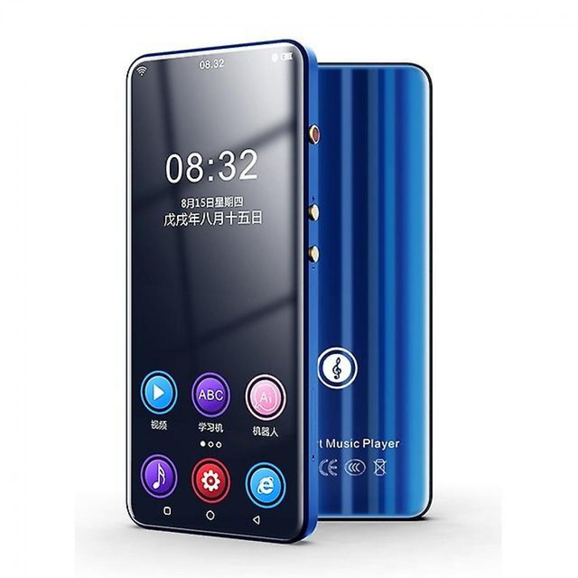 Universal - Wifi Android Bluetooth 5.0 avec FM, e-book, magnétoscope (bleu) - Radio, lecteur CD/MP3 enfant