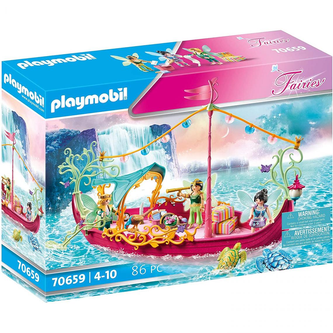 Playmobil - PLAYMOBIL 70659 - Fairies Bateau de fée Romantique - Playmobil