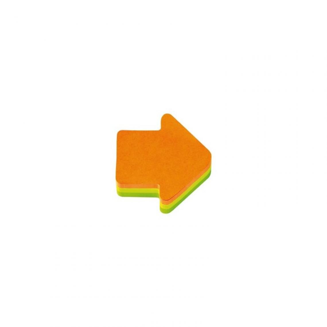 Post-It - Post-it Bloc-note, 70 x 70 mm, forme de flèche, 3 couleurs () - Accessoires Bureau