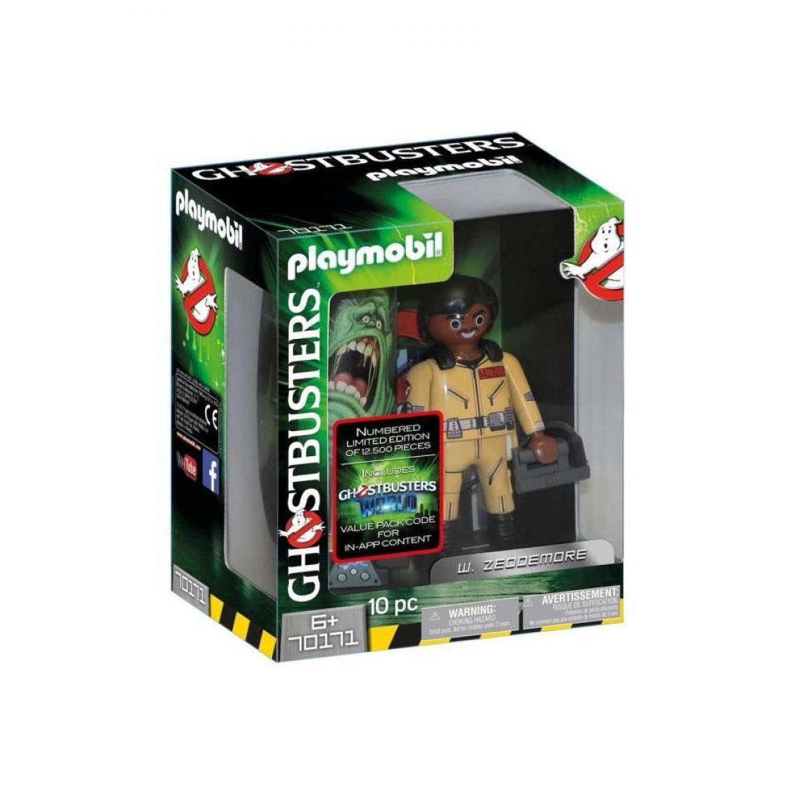 Playmobil - 70171 Playmobil Ghostbusters Edition Col Zeddemore 0419 - Playmobil