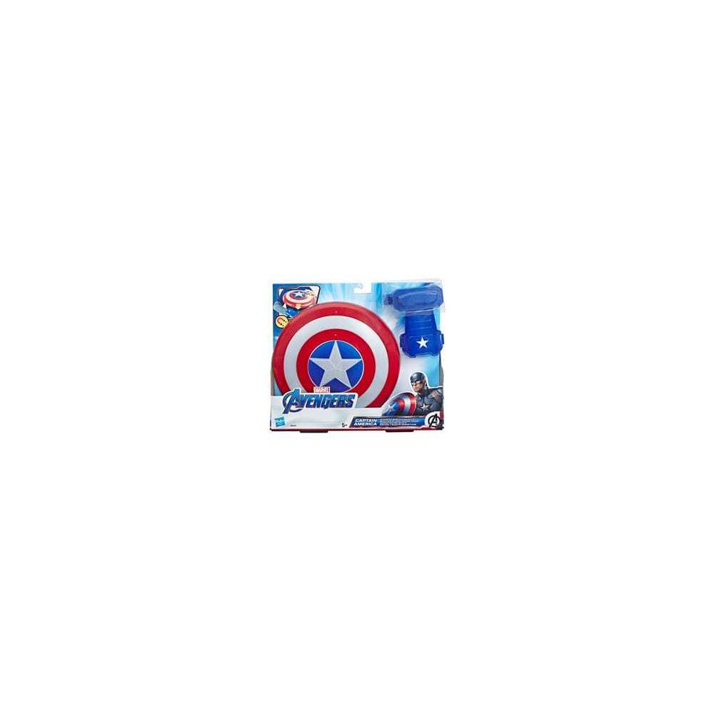 Nerf - Marvel Avengers Endgame-Bouclier magnétique et gant de Captain America-Assembler Gear - Jeux d'adresse