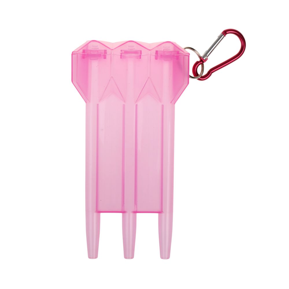 marque generique - boitier de pinces en nylon portable pour pointe de fléchettes en acier pointe souple fléchettes rose - Fléchettes