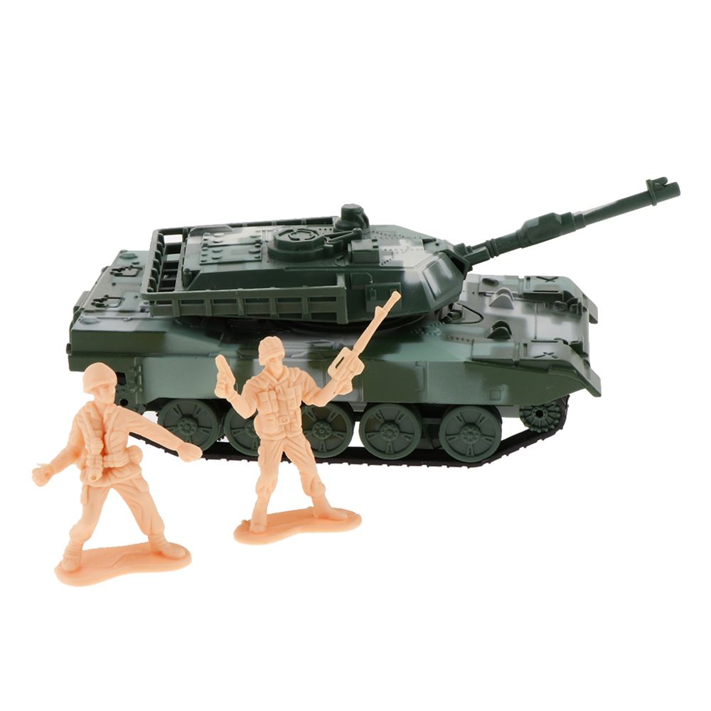 marque generique - 1:72 modèle de char de combat principal armée réservoir américain jouet m1a2 réservoir vert - Voitures