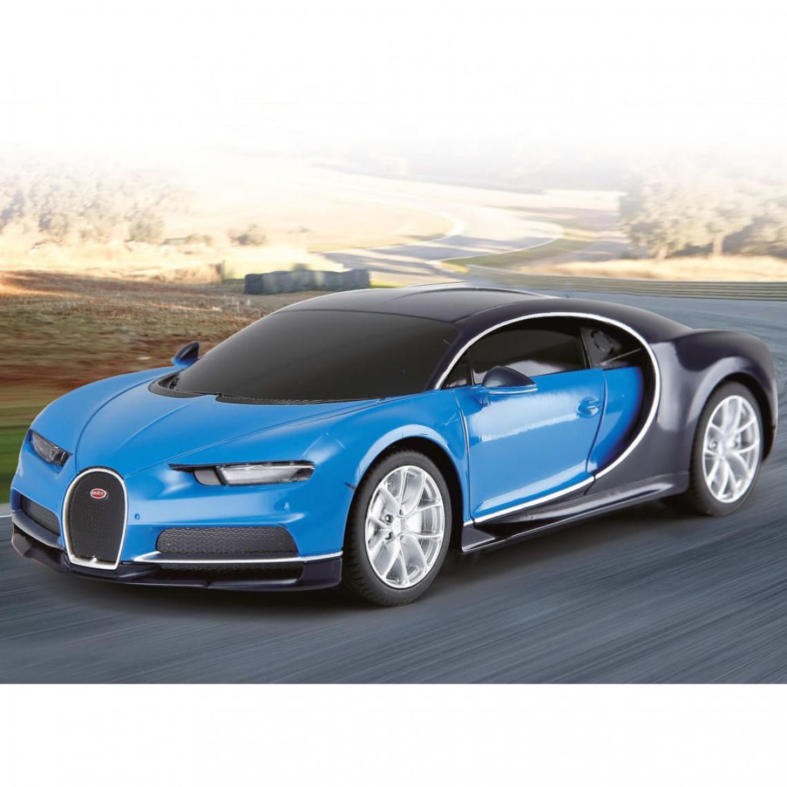Jamara - Jamara Voiture télécommandée Bugatti Chiron 1:24 Bleu - Voitures