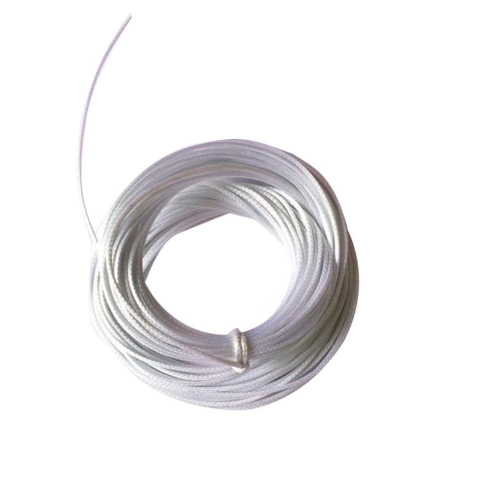marque generique - Cire De 10m Corde De Corde En Nylon Pour Diy Bracelet Neckace Faisant Blanc 1mm - Perles