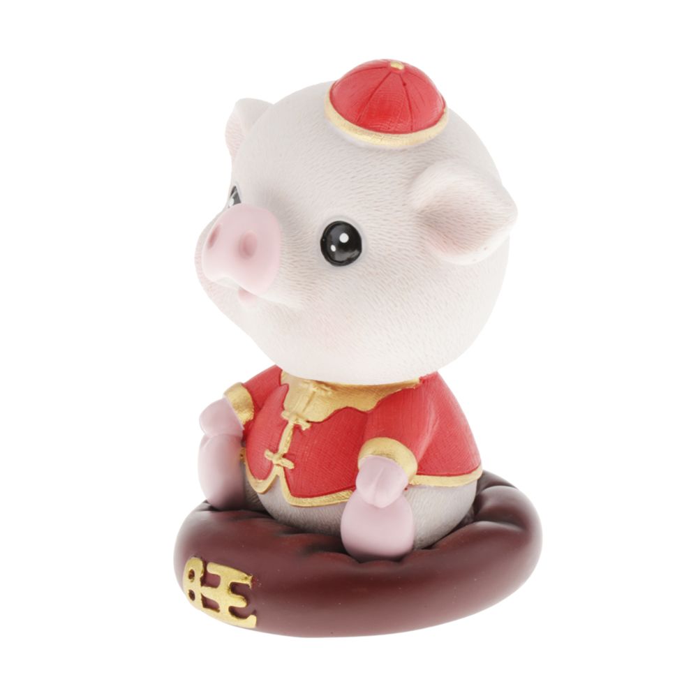 marque generique - Beau Cochon Heureux Secouant La Tête Piggy Kids Toy Dashboard Decoration Prosperous - Jeux éducatifs