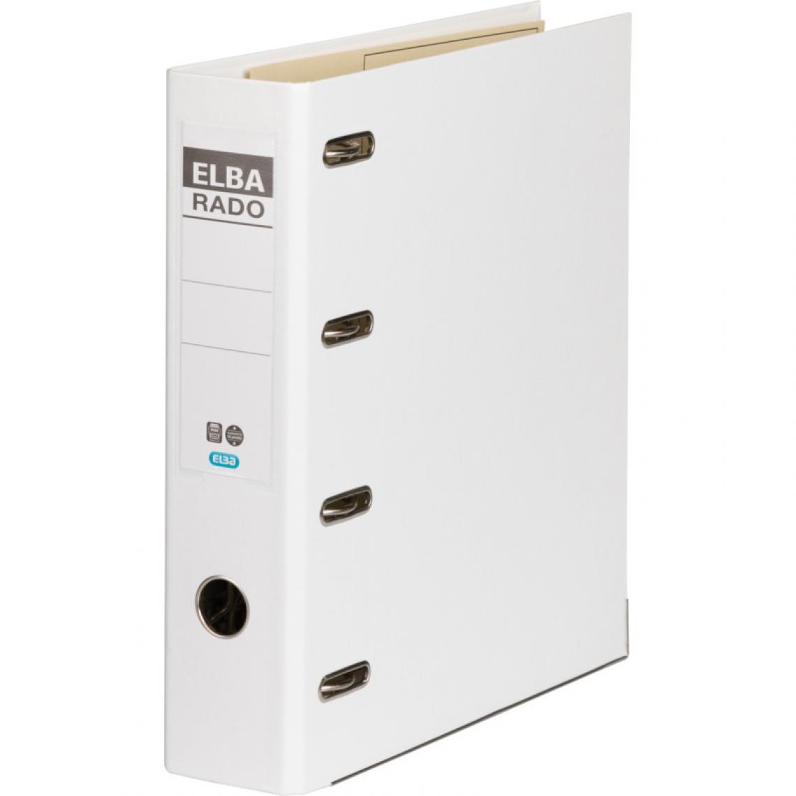 Elba - ELBA classeur double rado plast, largeur de dos 75 mm, () - Accessoires Bureau