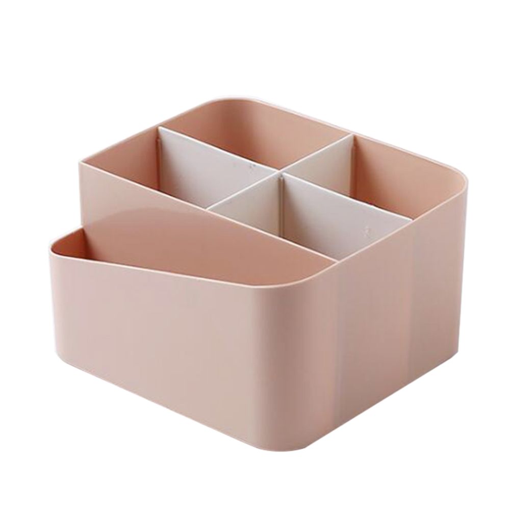 marque generique - bureau organisateur de bureau compartiments boîte de mouchoirs boîte séparée rose - Meubles de salle de bain